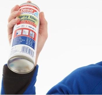 Produktbild tesa Sprühkleber EXTRA STRONG, starker Klebstoff zum Sprühen, 500ml Dose (469 g, 500 ml)