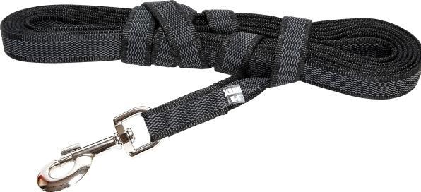 Actual product image Julius-K9 Rubberised leash with loop black - grey size 2 (2, Dog, General)