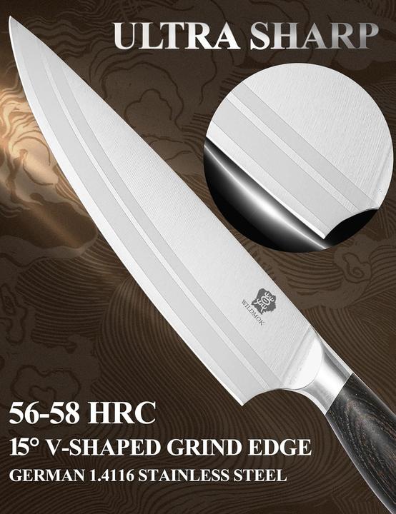 Produktbild Wildmok 5-teiliges Profi-Messerset (9.20 cm)