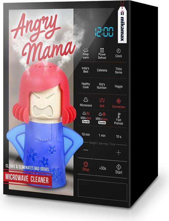 Actual product image Mikamax Microwave Cleaner Angry Mama