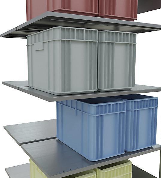 Immagine prodotto eurokraft pro Scaffalatura senza bulloni, doppia fila