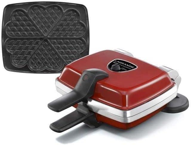 Actual product image Lagrange Reversible Waffle Maker with Removable Plates, Homogeneous Cooking, Retro Style