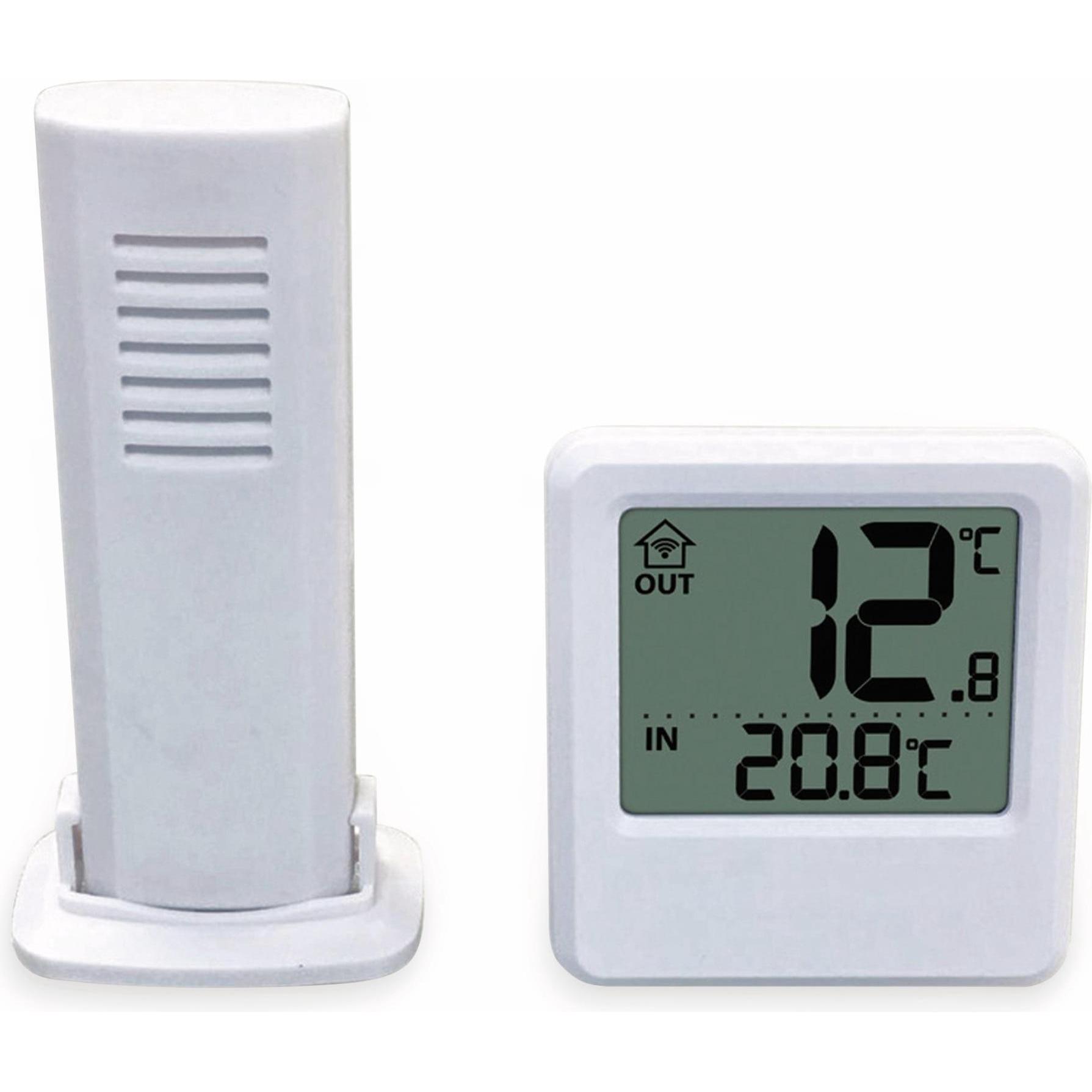 Thumbnail - Technoline Funk-Thermometer WS 9114, Thermometer + Hygrometer, Weiss