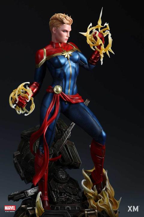 Actual product image XM Studios Marvel Comics "Captain Marvel" 1/4 Statue