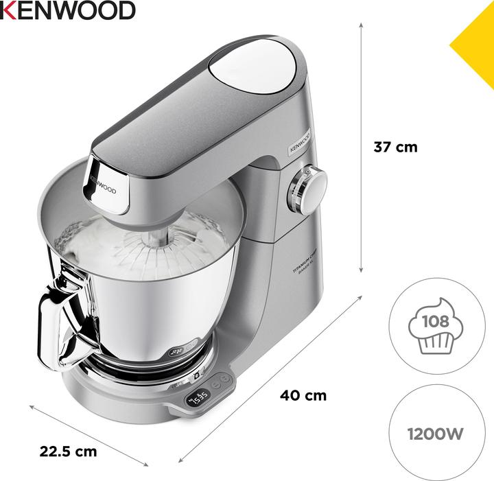 Image du produit Kenwood KVL 85.124SI Titanium Chef Baker XL (1200 W)