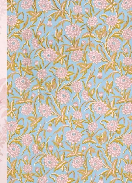 Image du produit Carnet de notes Dangereusement beau grand - Motif Fleurs roses (Blanc, Couverture rigide)