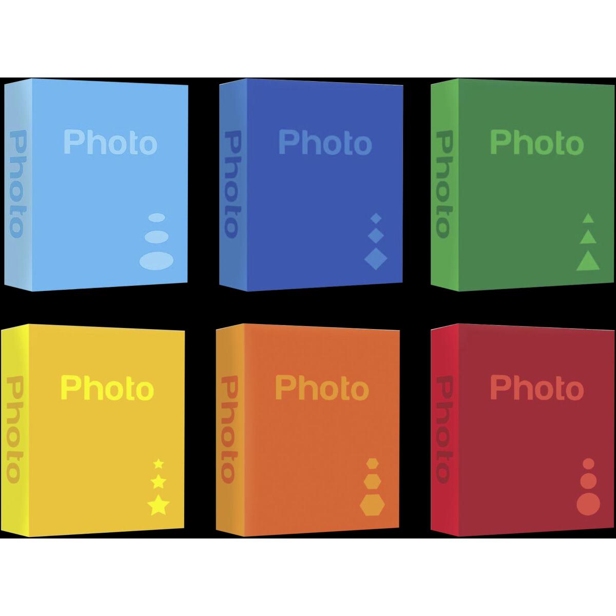 ZEP, Fotoalbum, Basic farbl. sortiert 13x19 300 Fotos Einsteckalbum (24 x 31 cm)