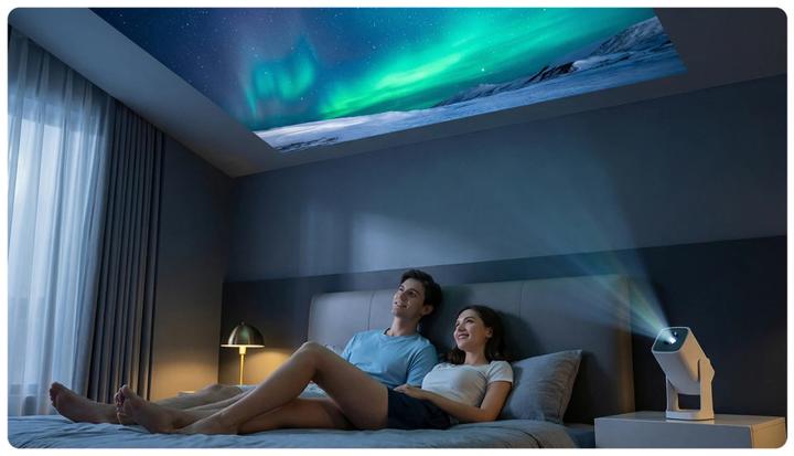 Actual product image Wanbo Cube 1 - Sky Blue (350 lm)