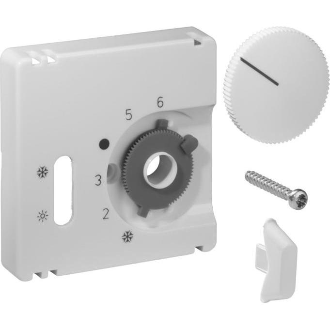 ALRE Deckelset 50x50mm JZ-004.000 reinweiss RAL9010 glänzend UN990037, Zubehör Heizen