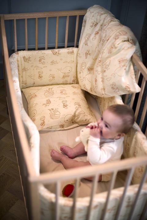 Actual product image Filibabba - Bed bumper - Hvid - 0-18 M (FI-03810)