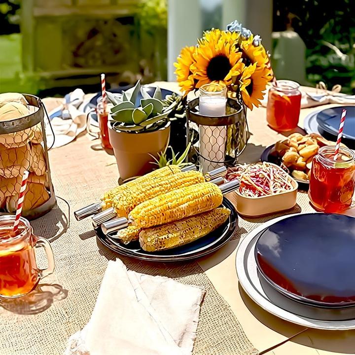 Image du produit Hermex Couverts pour barbecue Coffret barbecue Equipement pour barbecue Accessoires pour barbecue