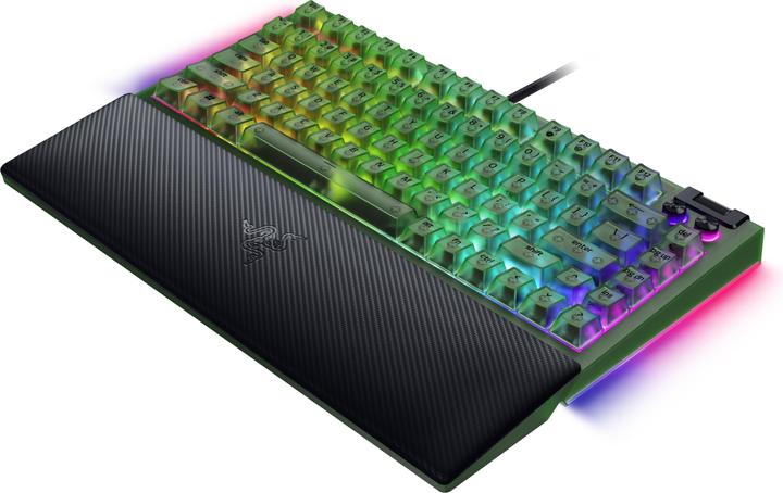 Produktbild Razer Blackwidow V4 75% Phantom Green (US, Kabelgebunden)