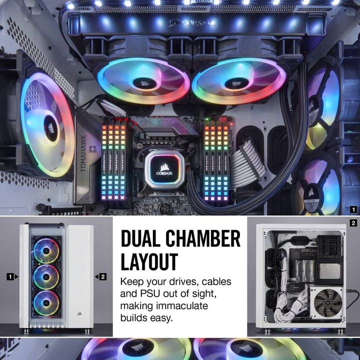 Produktbild Corsair 680X RGB (ATX, mATX, Mini-ITX, E-ATX)
