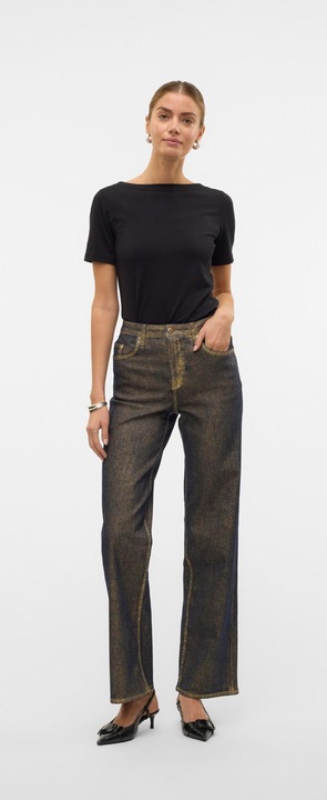 Produktbild Vero Moda VMTESSA Hohe Taille Weiter Beinschnitt Jeans Weit geschnitten (W25/L30)