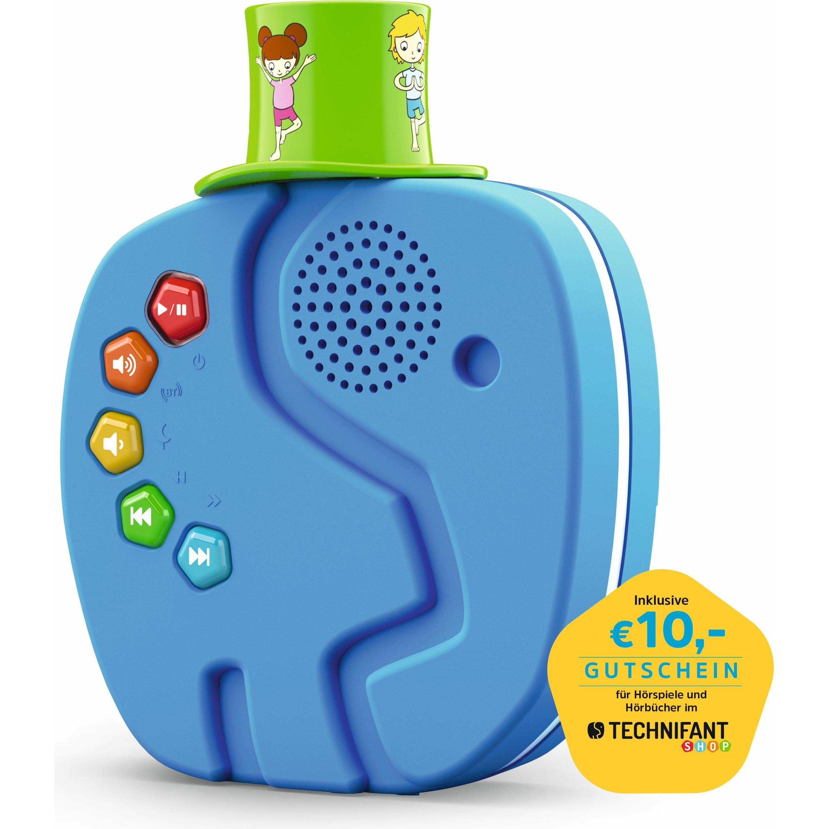 TechniSat Technifant (2 GB), MP3 Player + Portable Audiogeräte, Blau