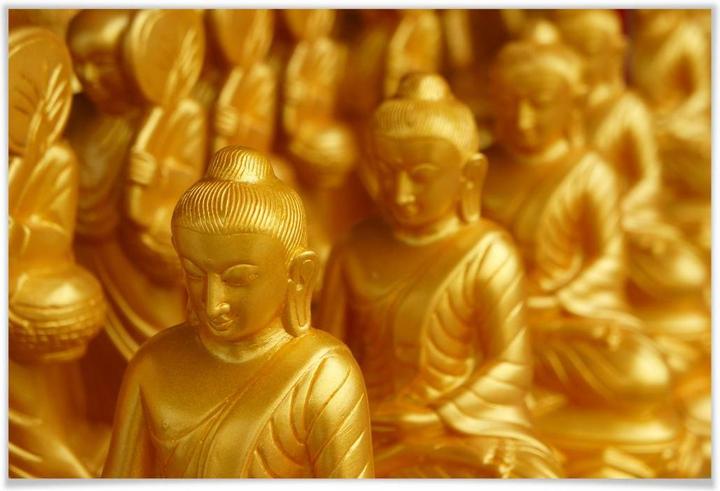 Image du produit Trenddeko Bouddha d'or (100 x 70 cm)