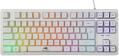 Actual product image Baracuda gaming membrane Keyboard KRILL, US Layout, White (BGK-01114) (US, Cable)