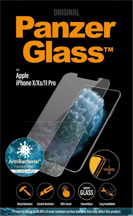 Immagine prodotto PanzerGlass vestibilità standard (1 pz., Apple iPhone 11 Pro)