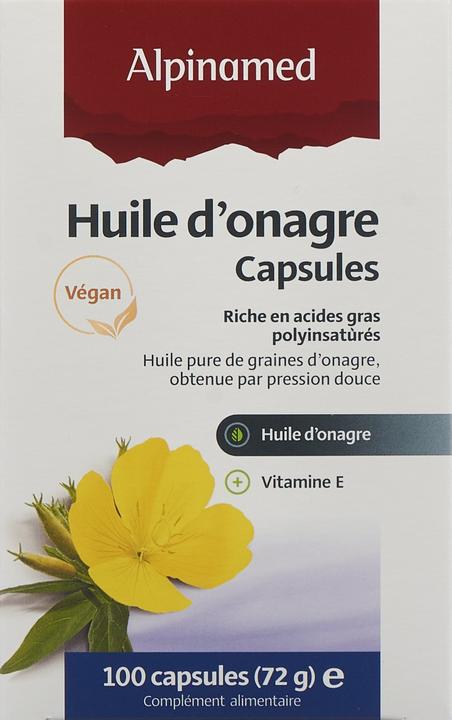 Actual product image Alpinamed Evening primrose oil (120 Piece, Capsules, 112 g)