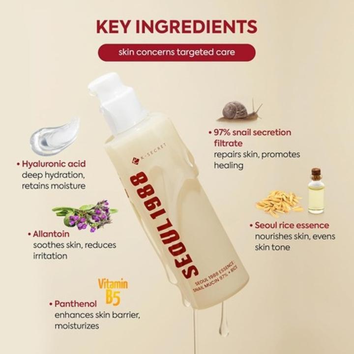 Immagine prodotto K-Secret Siero di Mucina di Lumaca 97% (100 ml)
