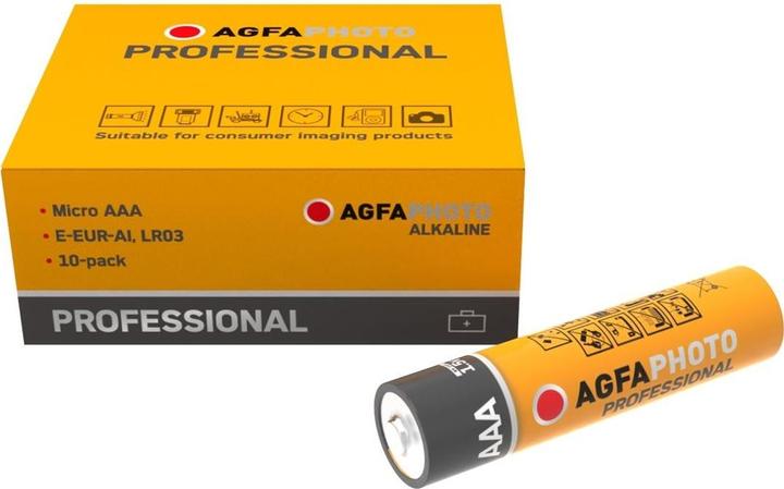 Produktbild AGFAPHOTO Alkaline Professional Micro AAA, LR03 (10 Stk., AAA)