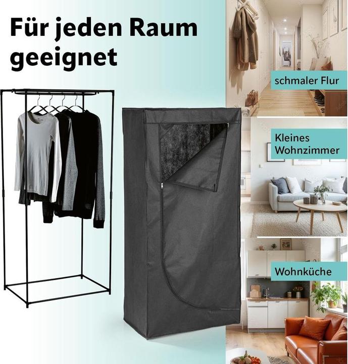 Actual product image Easymaxx Kleiderschrank (70 x 46 x 148 cm)