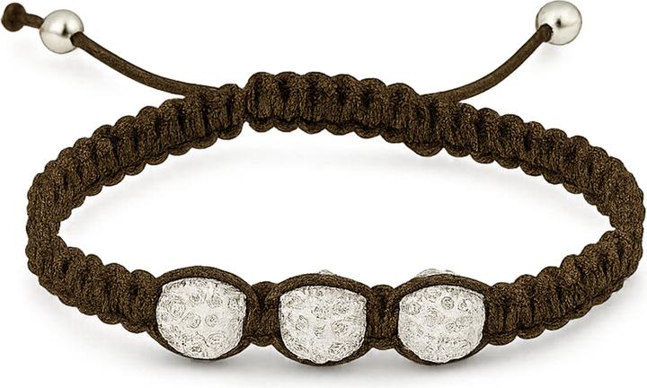 Actual product image Leyda Viscose & Zirconia Bracelet (21 cm, synthetic stone)