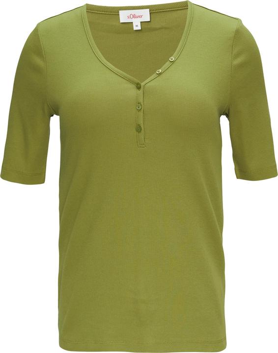 Immagine prodotto S.Oliver T-Shirt Rippshirt mit Henley-Ausschnitt (36)