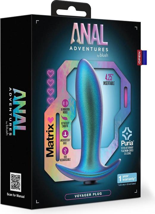 Image du produit Blush anal adventures matrix voyager plug neptune teal