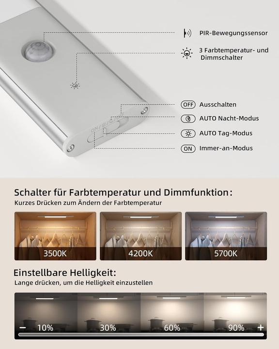 Image du produit Ezvalo Unterbauleuchte ‎LY-38 (100 lm)