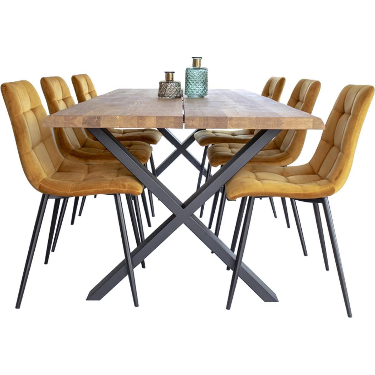 Thumbnail - Ebuy24, Esstisch, Essgruppe Tony 1 (7-teilig) (95 x 200 cm)