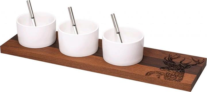 Image du produit Kadastar ApéroSet Hirschgross, ThermoEsche, 50 x 14 x 2 cm