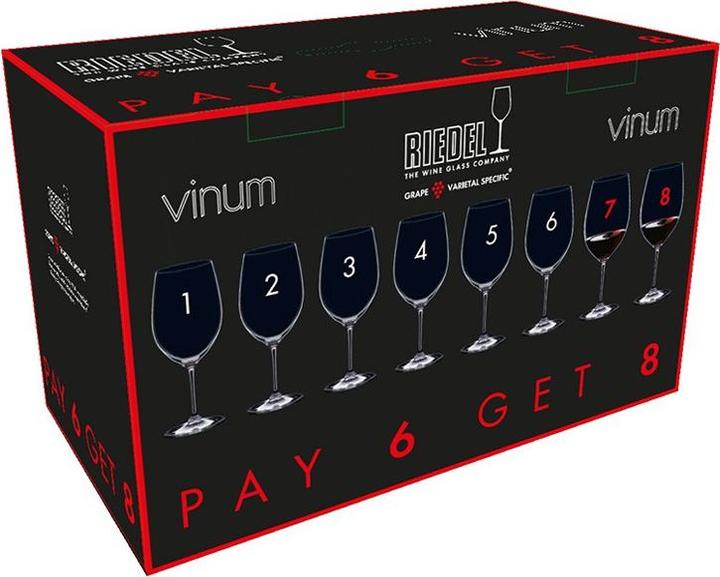 Actual product image Riedel Vinum purchase (61 cl, 8 Glasses, Red wine glasses)