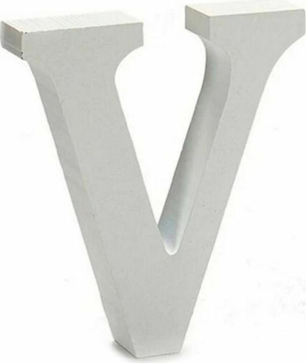 Image du produit Pincello Buchstabe V Weiss 2 x 11 cm (24 Stück)