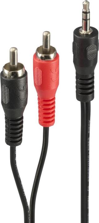 Produktbild Hama Audio-Kabel, 3,5-mm-Klinken-Stecker - 2 Cinch-Stecker, 2 m (2 m, Cinch)