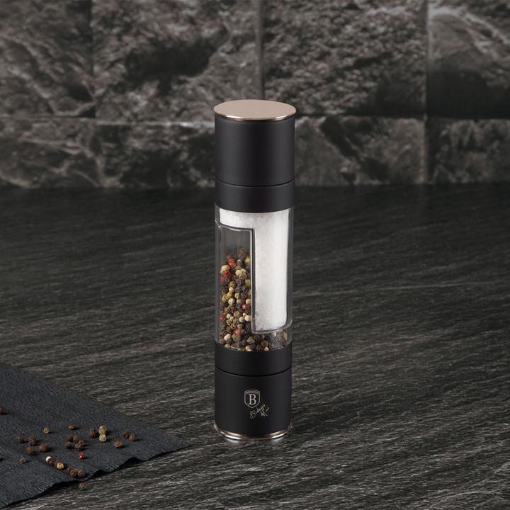 Productafbeelding BerlingerHaus Manuelle 2in1-Salz & Pfeffermühle (Aromatische kruiden, Peper, Zout)