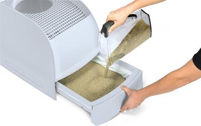 Productafbeelding IMAC Kattenbak Frida Met Lade Lichtblauw - 56X40X43,5 cm