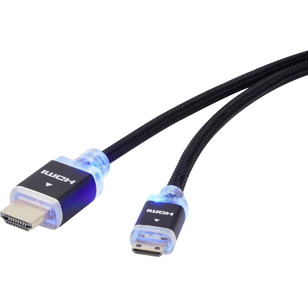 SpeaKa Professional HDMI (Typ A) — mini HDMI (Typ C) (1.50 m, HDMI), Video Kabel