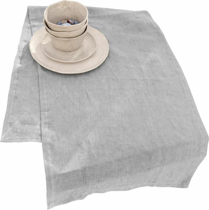 Actual product image Loberon Table runner Bursinel grey (50 x 150 cm)