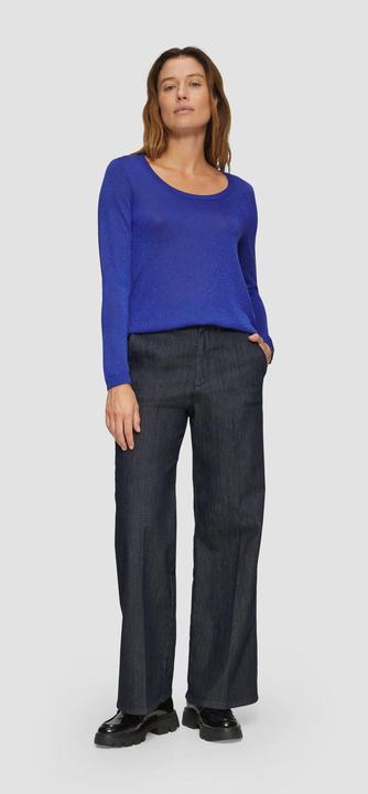 Produktbild s.Oliver Strickpullover Strickpullover mit Glitzergarn (42)