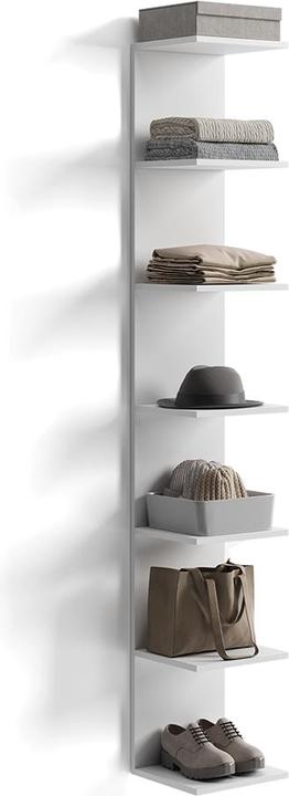 Produktbild Vicco Schuhregal Paolo, Weiss, 30 x 190 cm (30 x 28 x 190 cm)