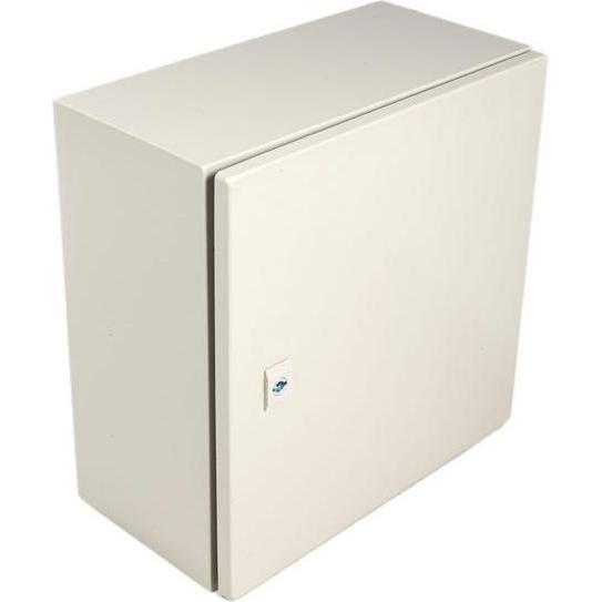 Rs Pro Mild Steel IP66 Wall Box, 400x400x210mm (Gehäuse), Elektronikzubehör + Gehäuse, Grau