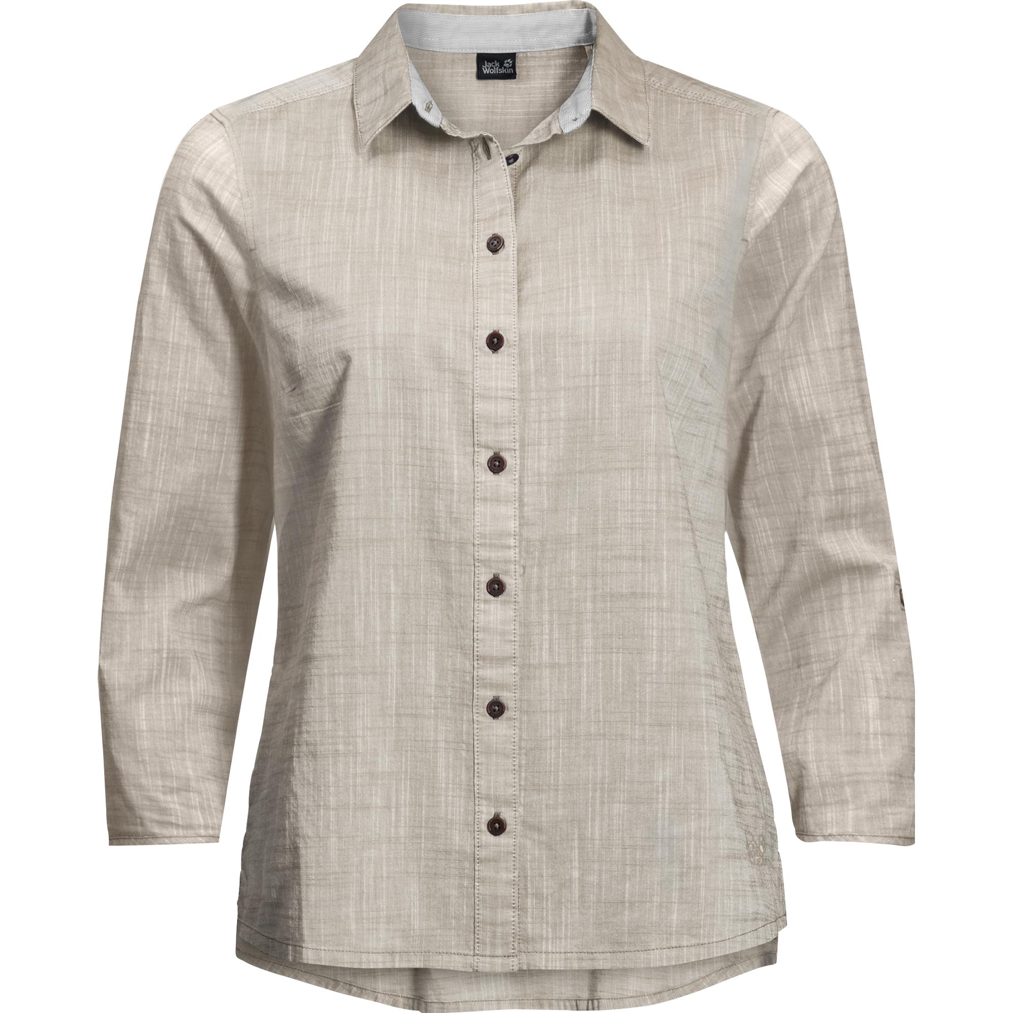 Jack Wolfskin, Damen, Hemd, Emerald Lake W, Beige, (S)