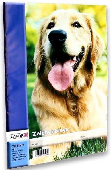 Image du produit Landré Bloc à dessin DIN A4 (A4, Blanc)