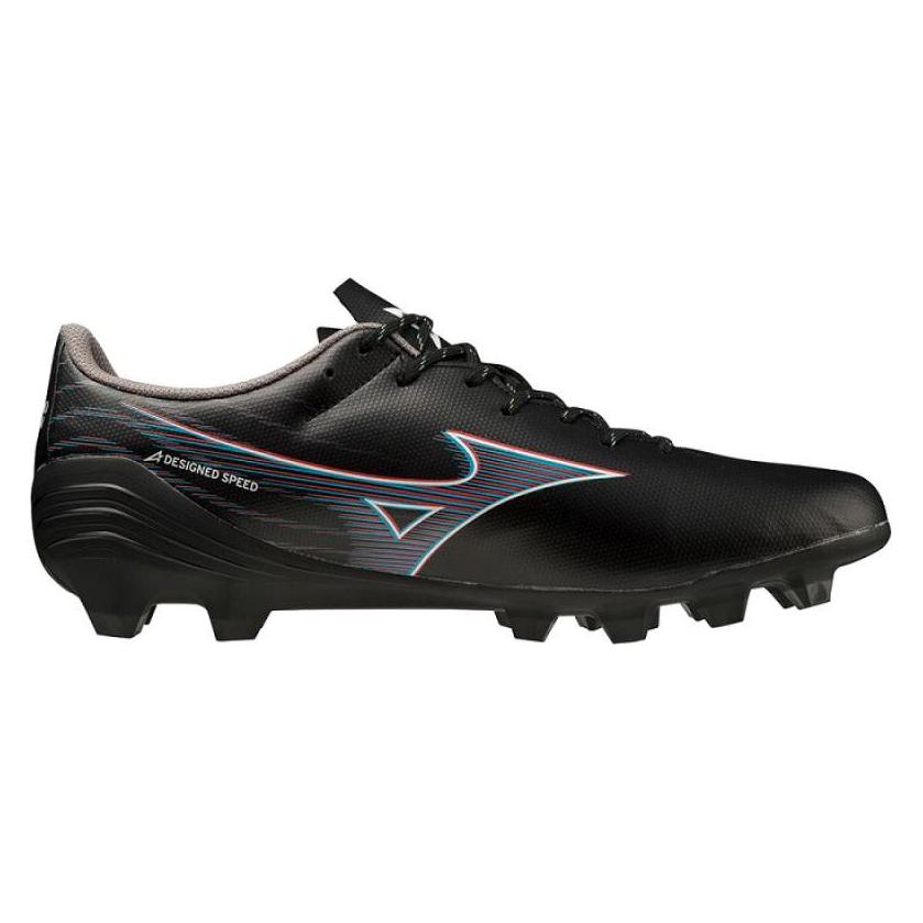 Mizuno, Herren, Fussballschuhe, Alpha Schuhe (47), Schwarz