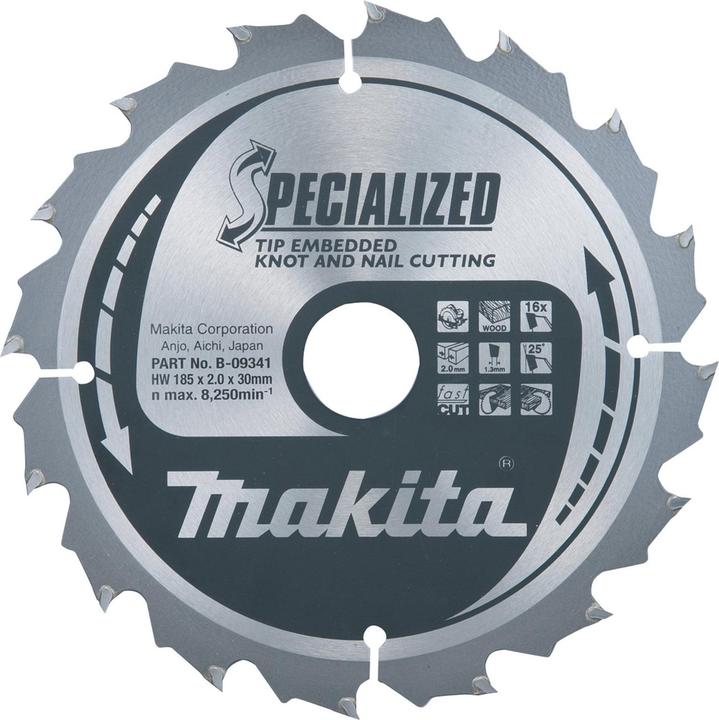 Productafbeelding Makita SPECIALIZED zaagblad 190x20x40Z