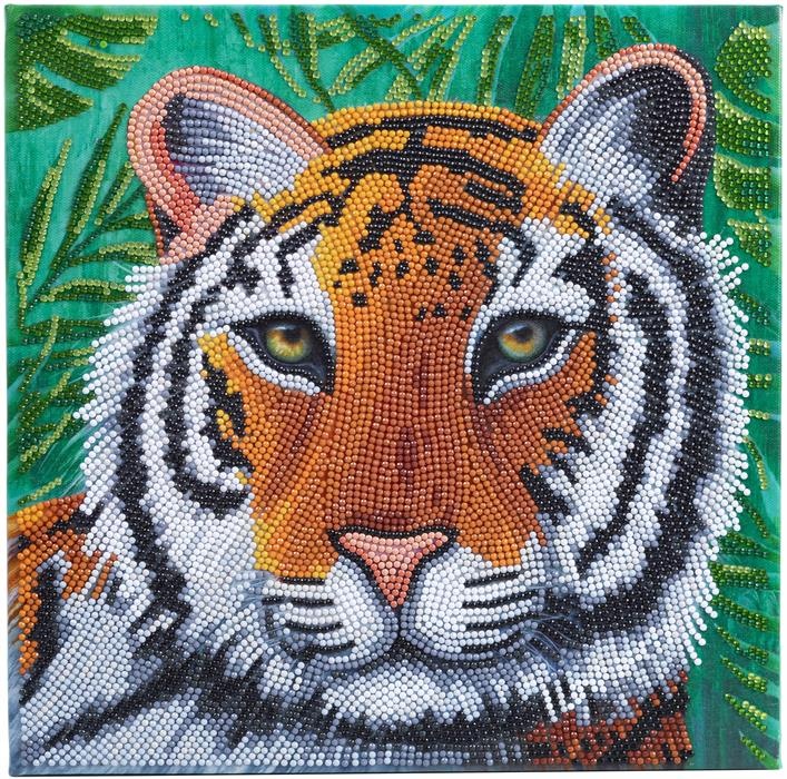 Produktbild Craft Buddy Leinwandbild Tiger 30x30 cm