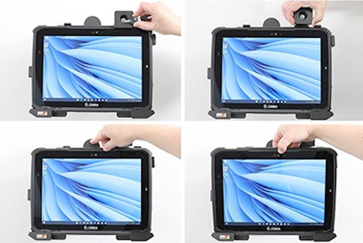 Actual product image Brodit 739301 Device holder Zebra ET80/ET85