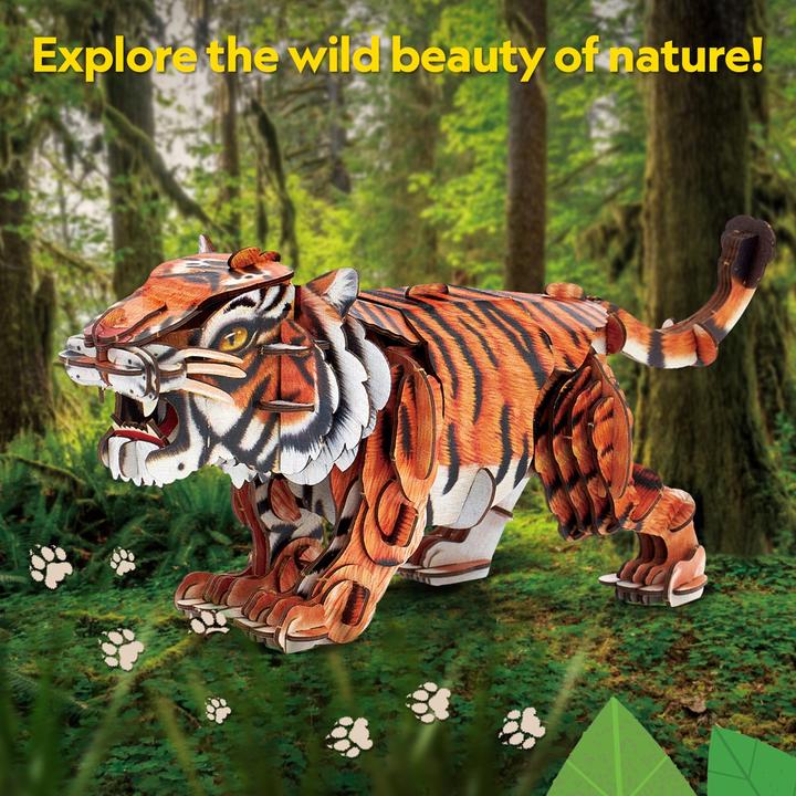 Productafbeelding Cubicfun 3D Puzzle Tiger 87 Teile (87 onderdelen)