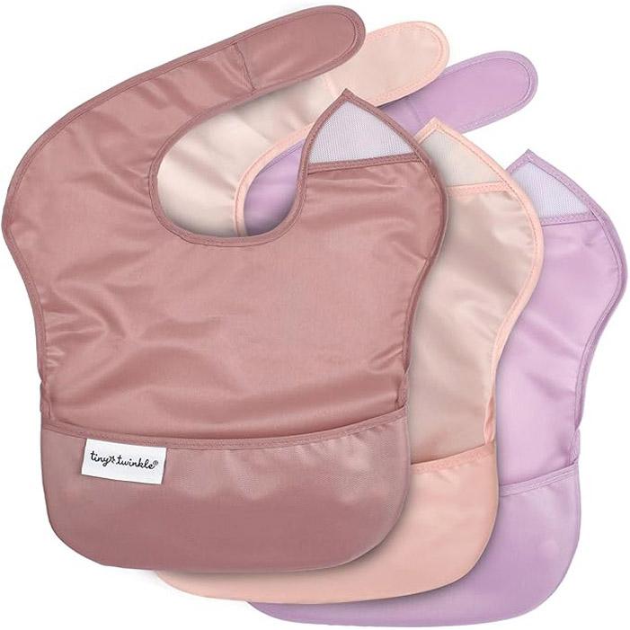 Tiny Love 3 bavoirs imperméables unis